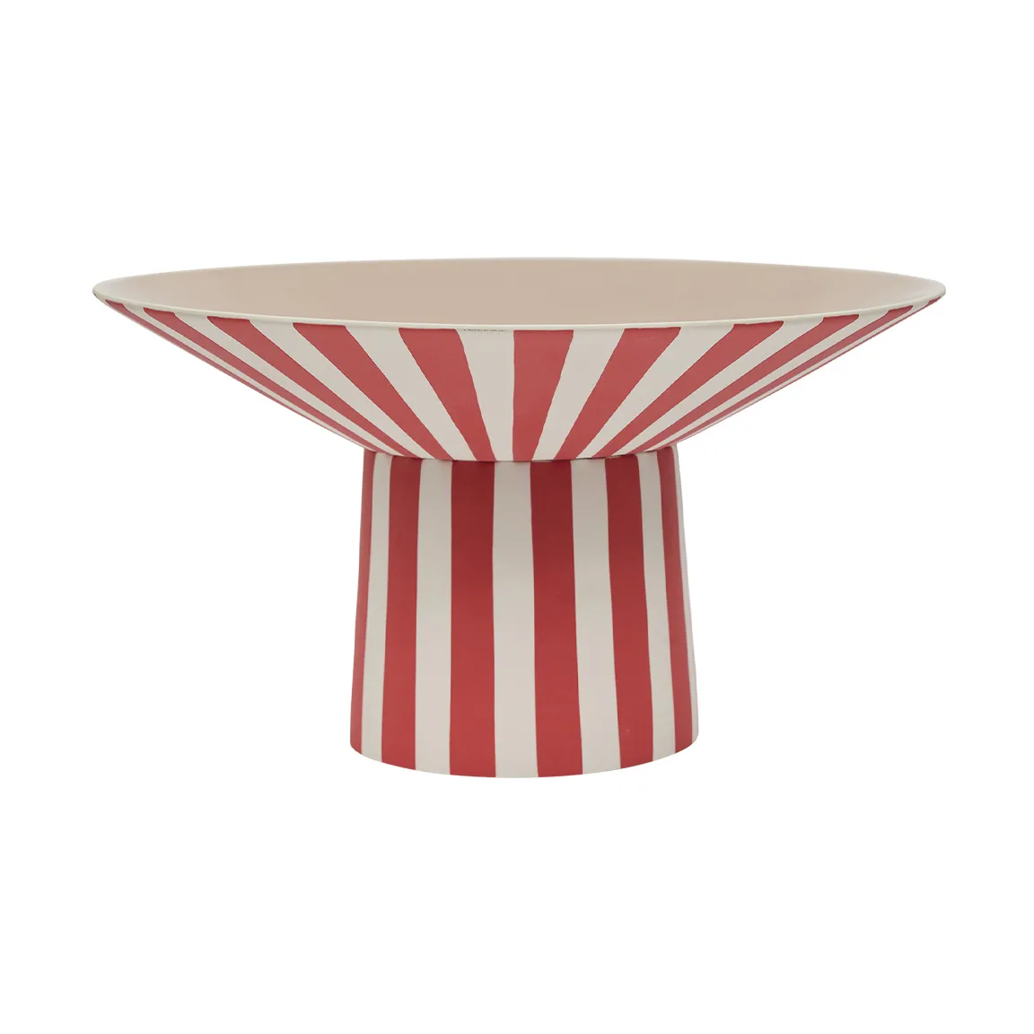 Toppu centerpiece hoog Ø30x17 cm, Red-peach OYOY