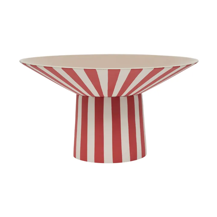 Toppu centerpiece hoog Ø30x17 cm - Red-peach - OYOY