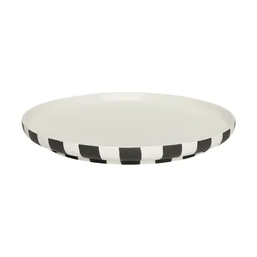 Toppu dinerbord Ø26,5 cm - Black-white - OYOY