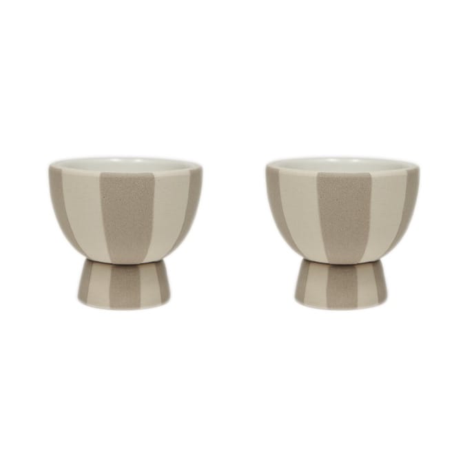 Toppu eierdop 2-pack - Clay - OYOY