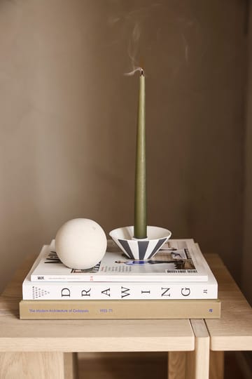 Toppu kandelaar laag 4 cm - White-black - OYOY