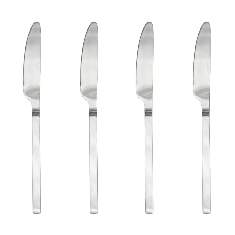 Yuka mes 4-pack, Brushed Steel OYOY