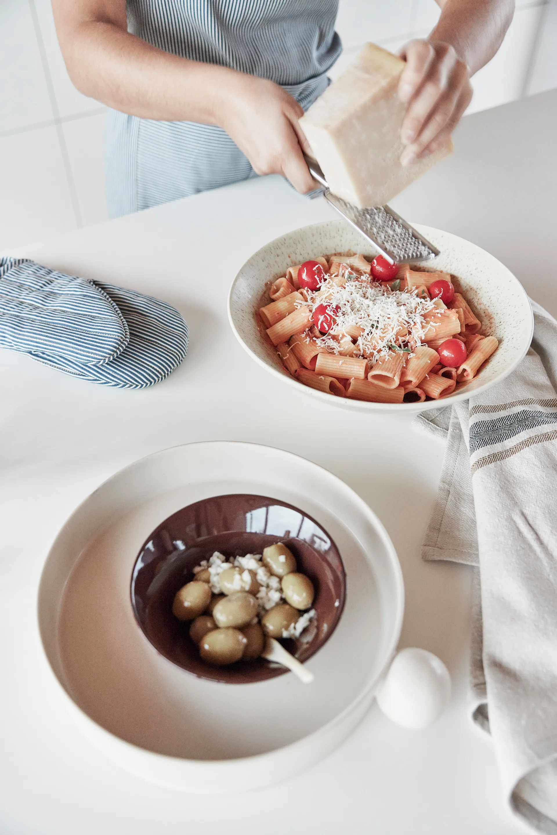 Yuka schaal Ø28 cm, Reactive Olive OYOY