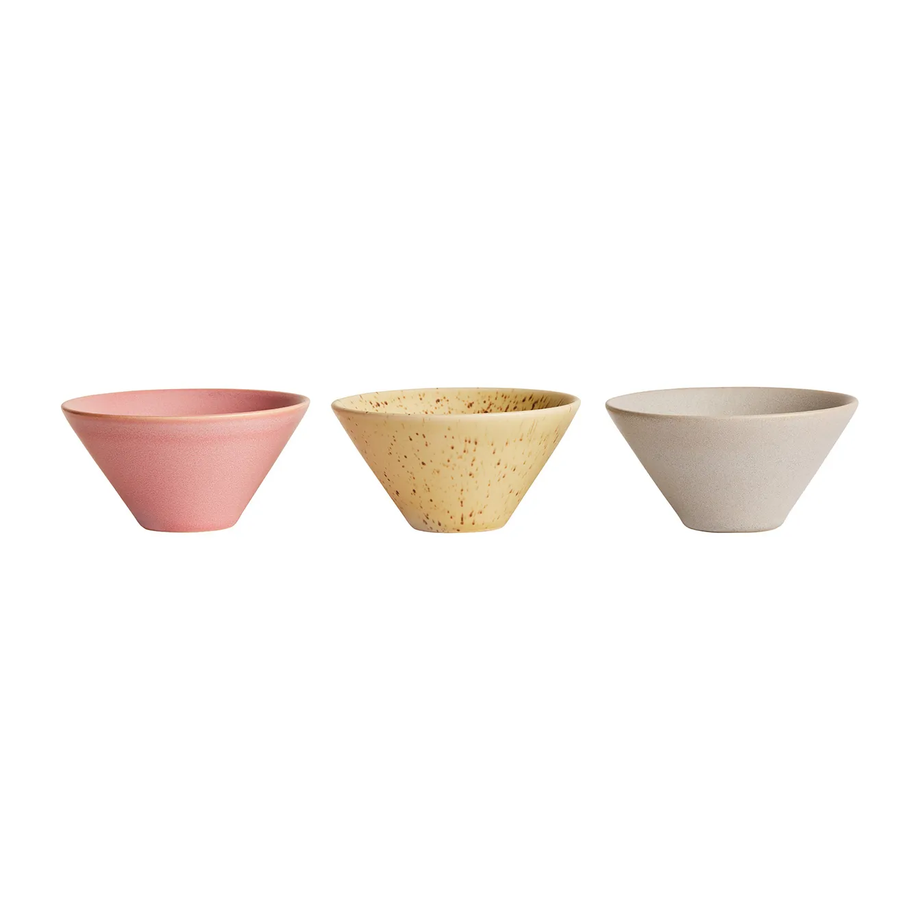 Yuka serveerschaal Ø11 cm 3-pack, Multi OYOY