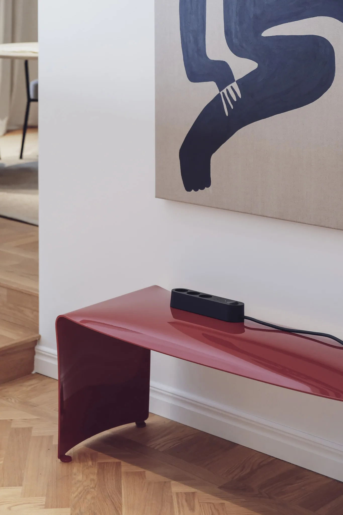 Alma Power Bar stekkerdoos, Midwinter black palett3