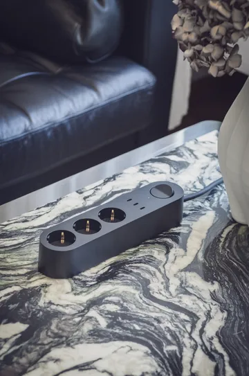 Alma Power Bar stekkerdoos - Midwinter black - palett3