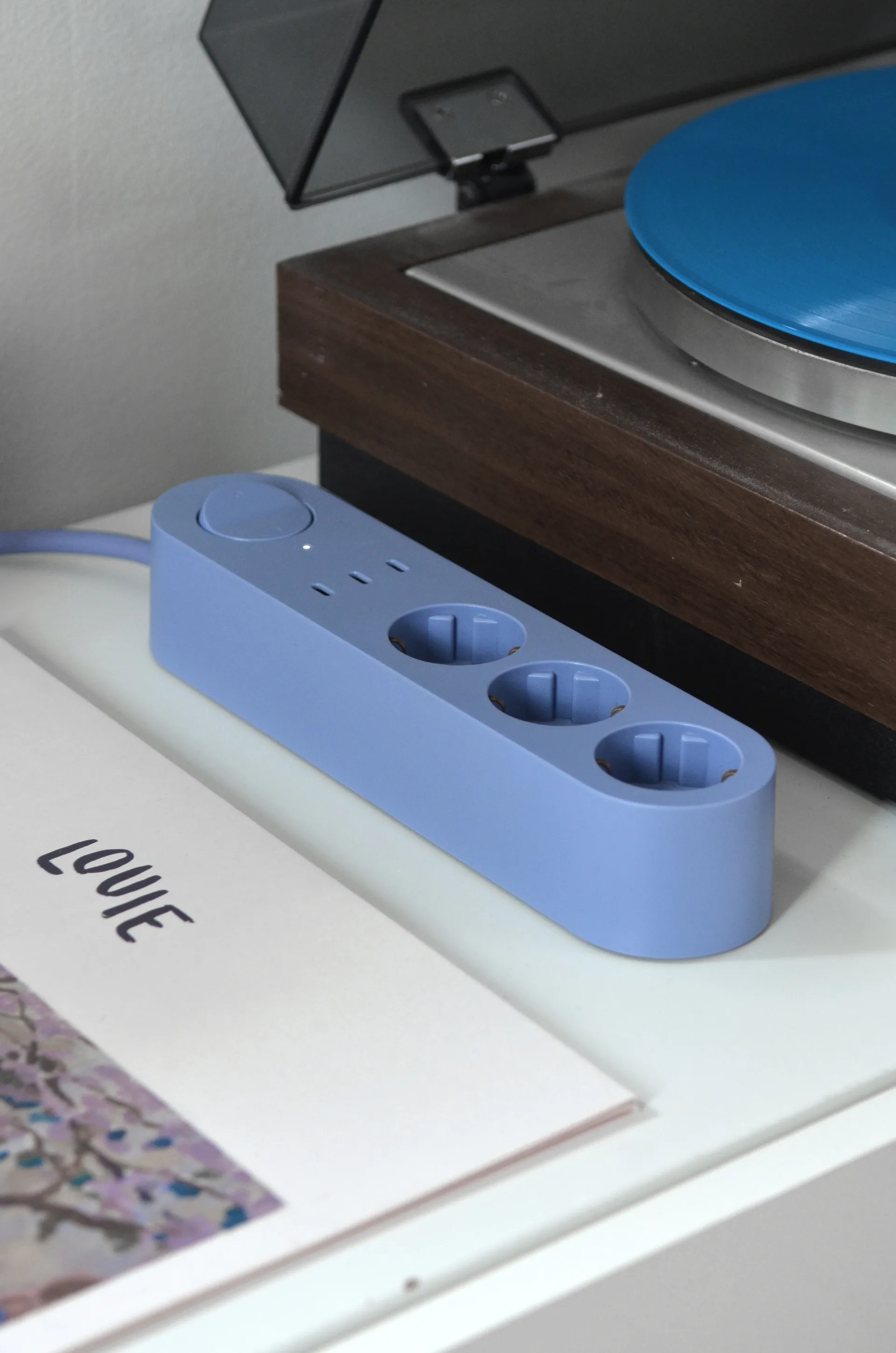 Alma Power Bar stekkerdoos, Kattegatt blue Palette