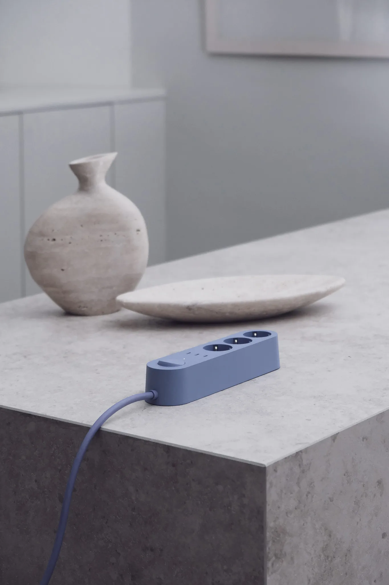Alma Power Bar stekkerdoos, Kattegatt blue Palette