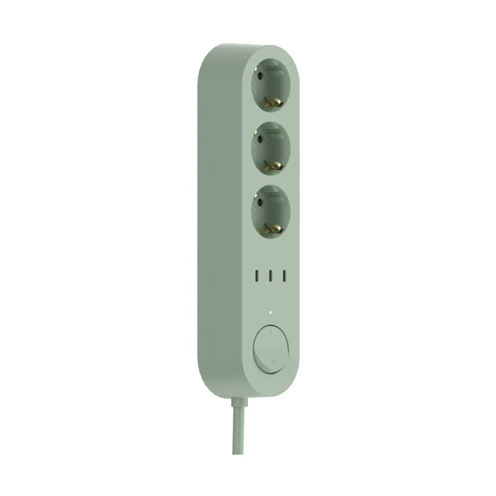 Alma Power Bar stekkerdoos - Midsummer green - Palette