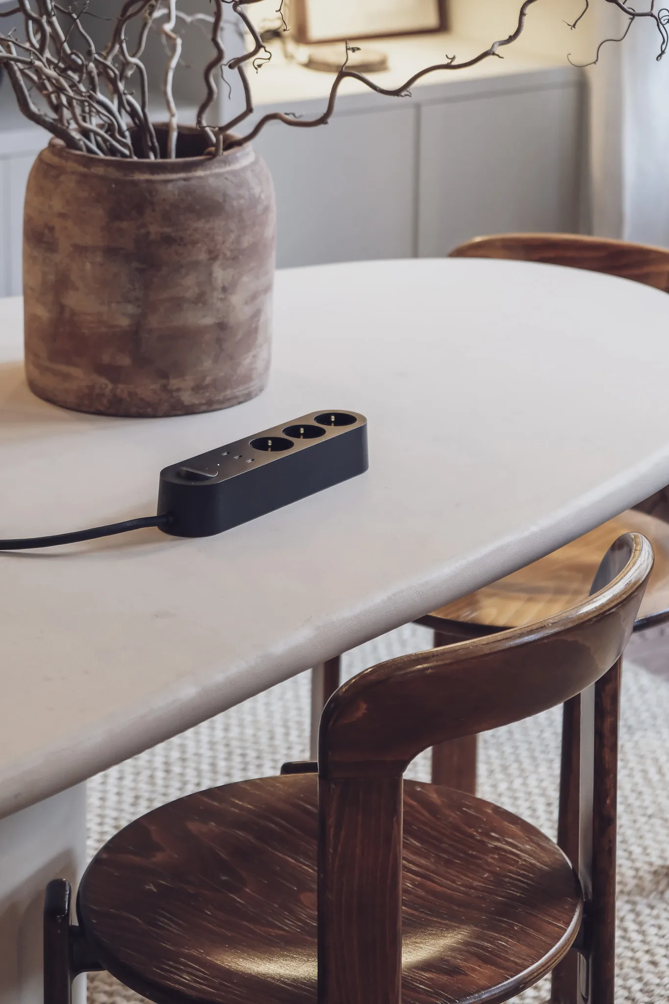 Alma Power Bar stekkerdoos, Midwinter black Palette
