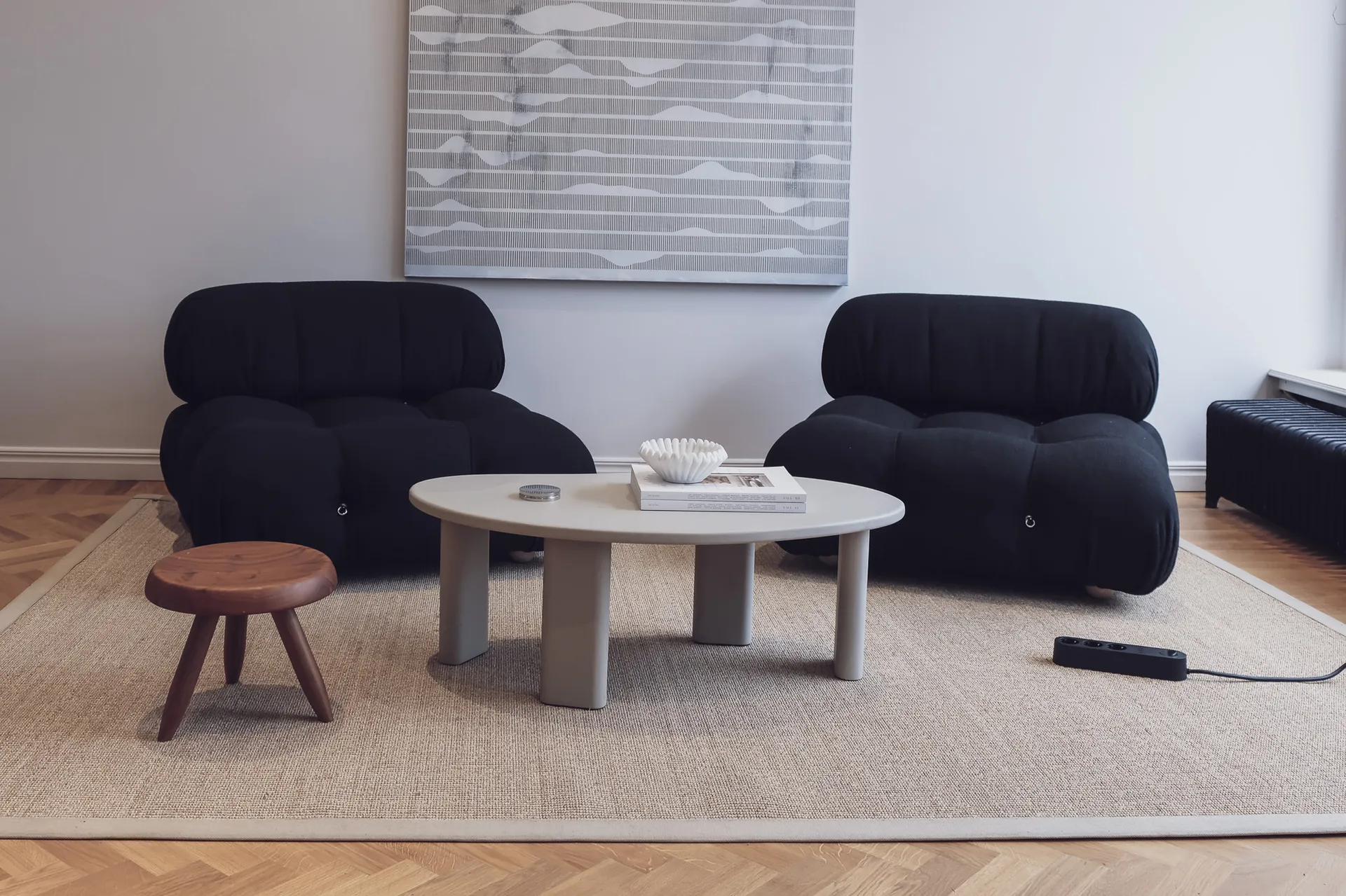 Alma Power Bar stekkerdoos, Midwinter black Palette