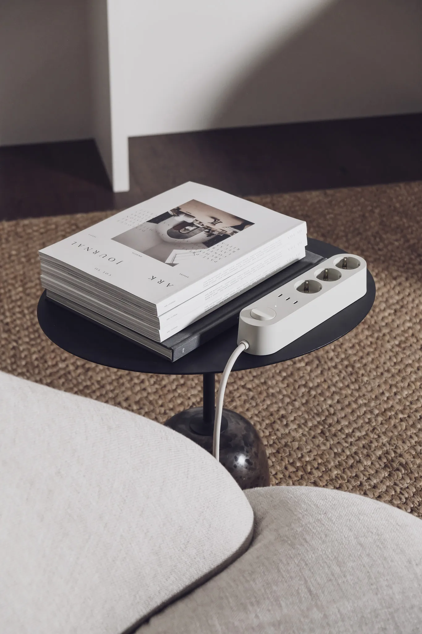 Alma Power Bar stekkerdoos, Sandhamn beige Palette