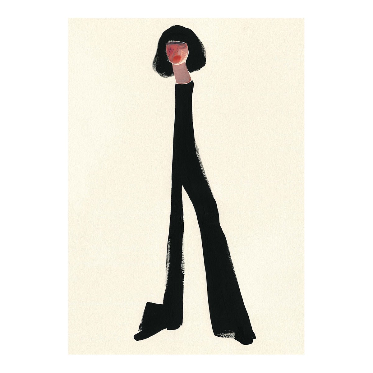 Paper Collective Black Pants poster 30x40 cm | Scandinavisch Interieur | Posters | Zwart