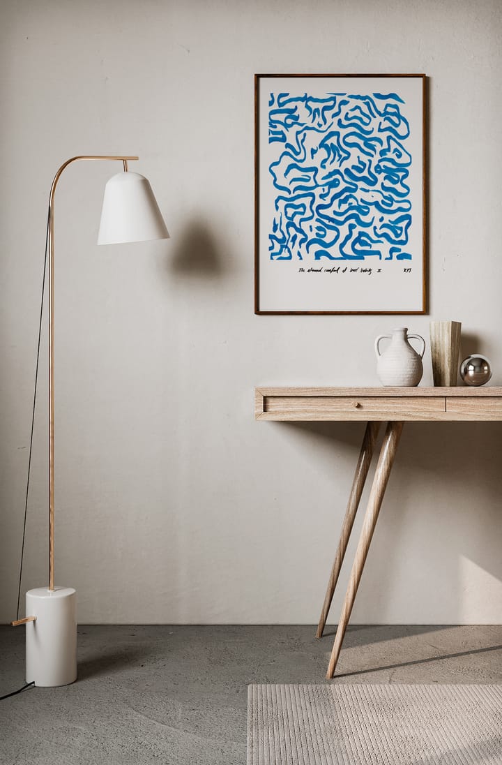 Comfort - Blue poster, 50x70 cm Paper Collective