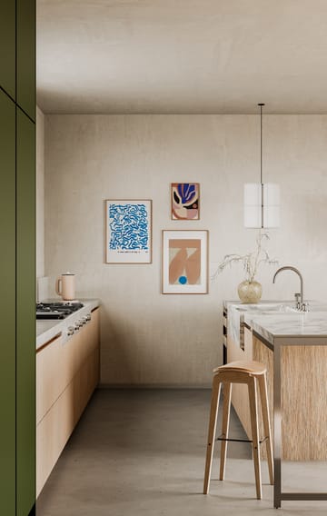 Comfort - Blue poster - 50x70 cm - Paper Collective