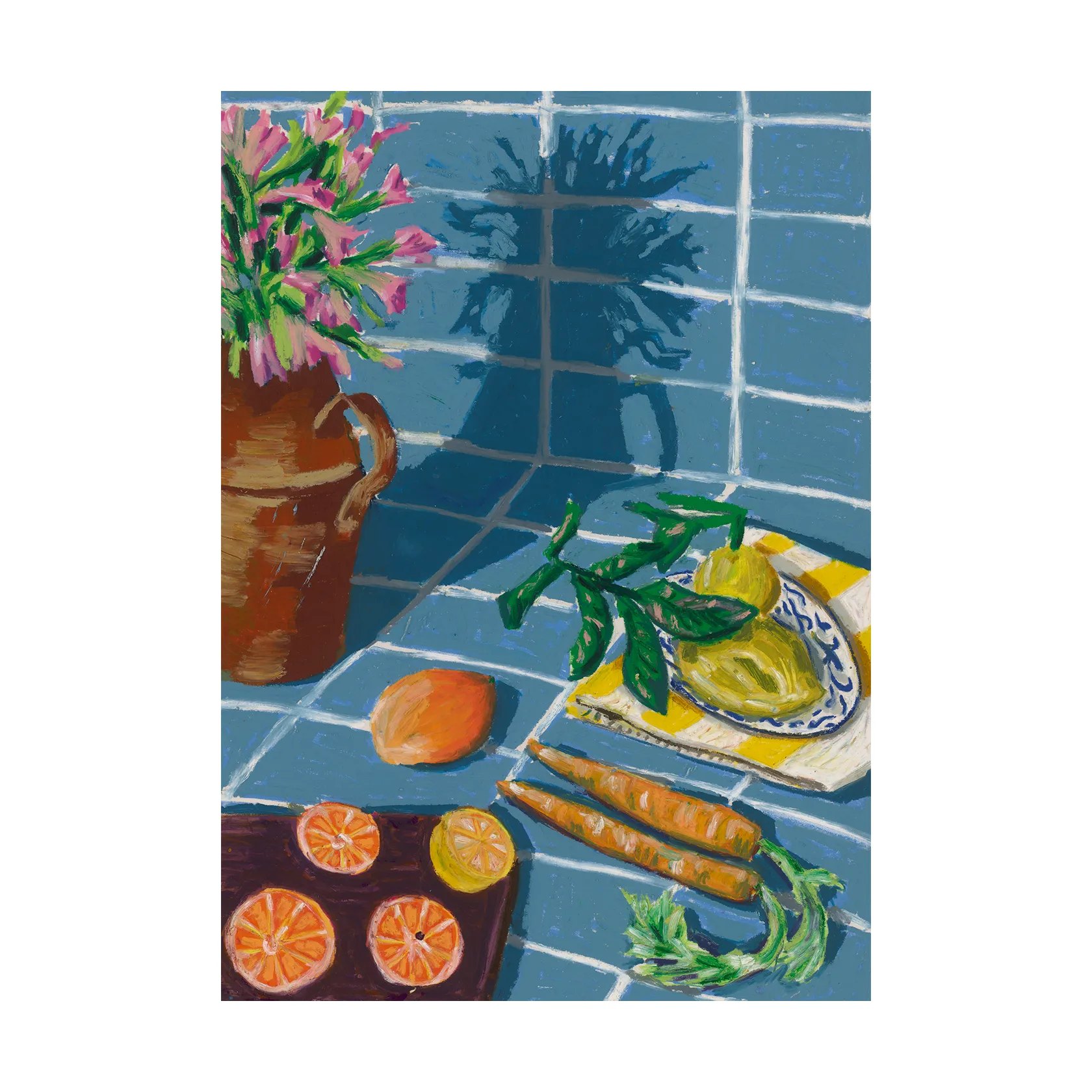 Composition in Blue poster, 30x40 cm Paper Collective