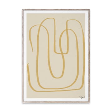 Different Ways I poster geel - 50x70 cm - Paper Collective