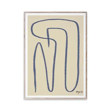 Different Ways poster blauw - 30x40 cm - Paper Collective