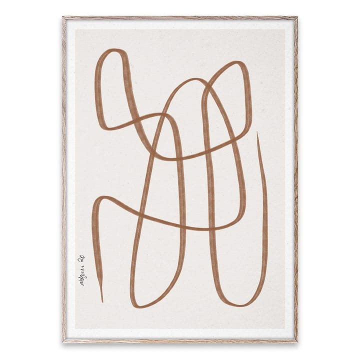 Different Ways poster bruin, 50x70 cm Paper Collective