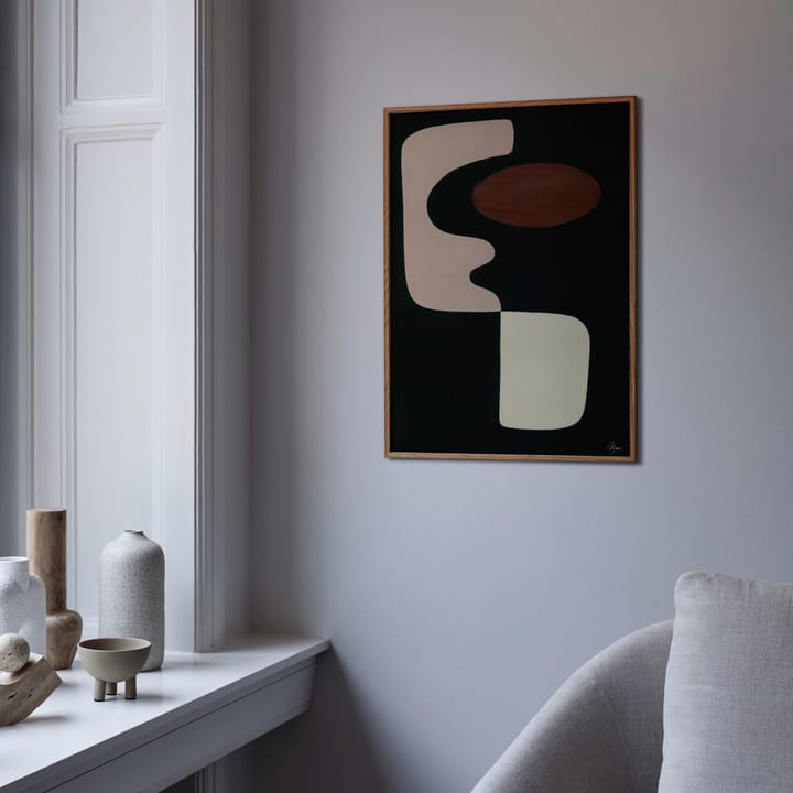 Faces 01 poster, 50x70 cm Paper Collective