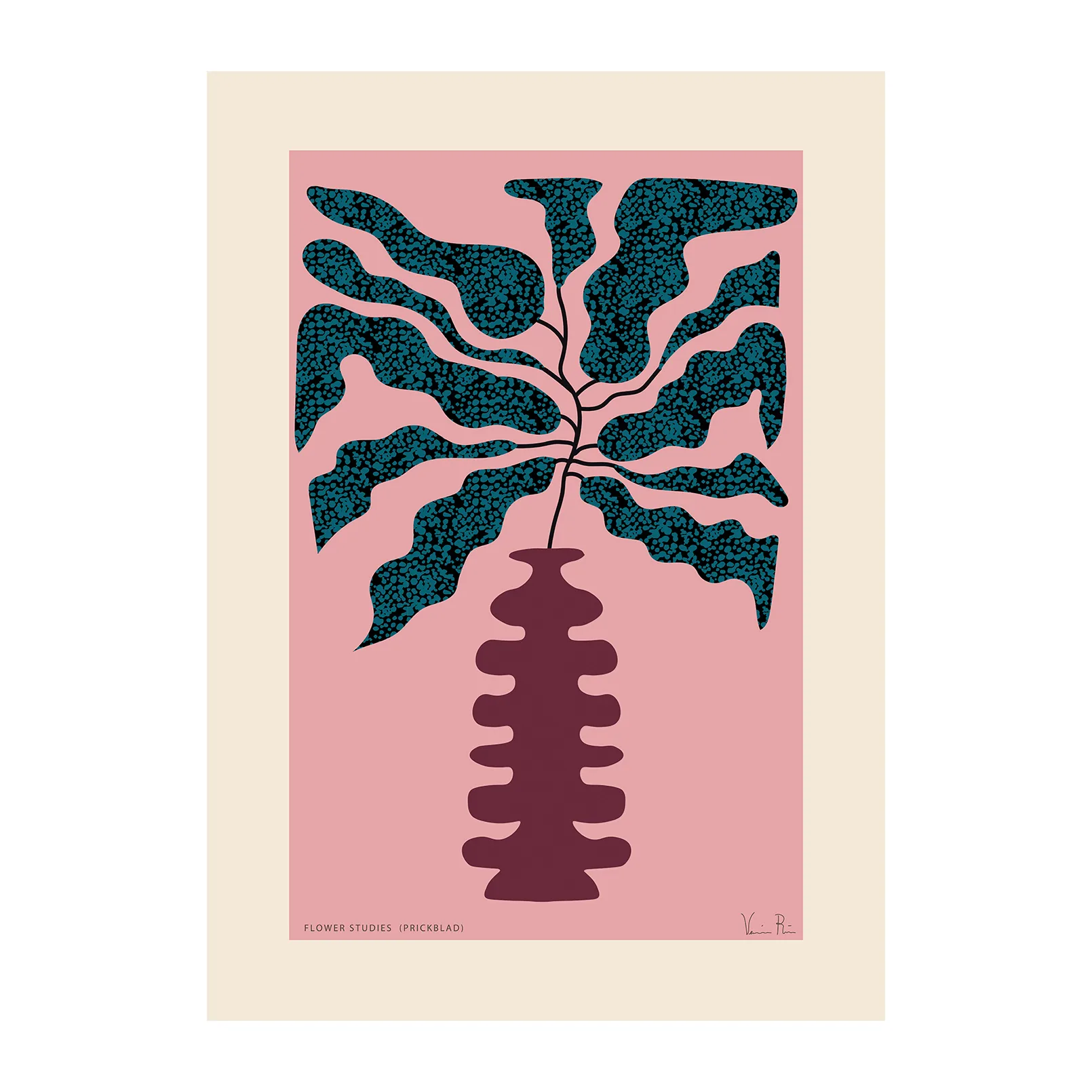 Flower Studies 01 (Dieffenbachia) poster, 30x40 cm Paper Collective