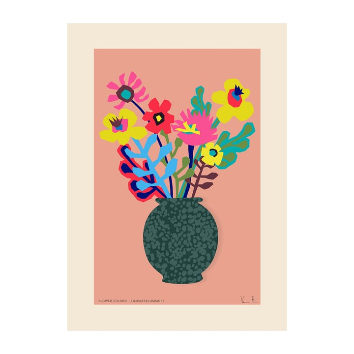 Flower Studies 02 (Zomer) poster - 30x40 cm - Paper Collective