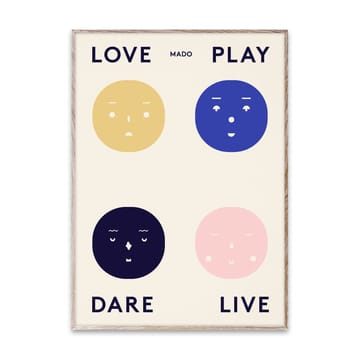 Four Feelings poster - 50x70 cm - Paper Collective