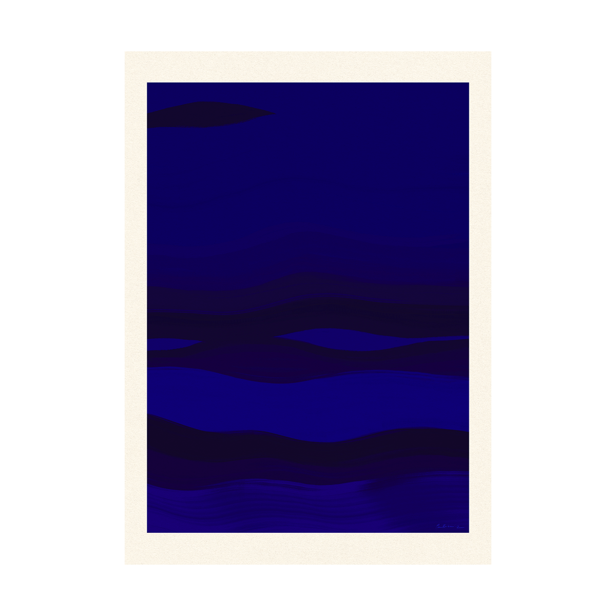 Paper Collective From Afar poster 50x70 cm | Scandinavisch Interieur | Posters | Blauw