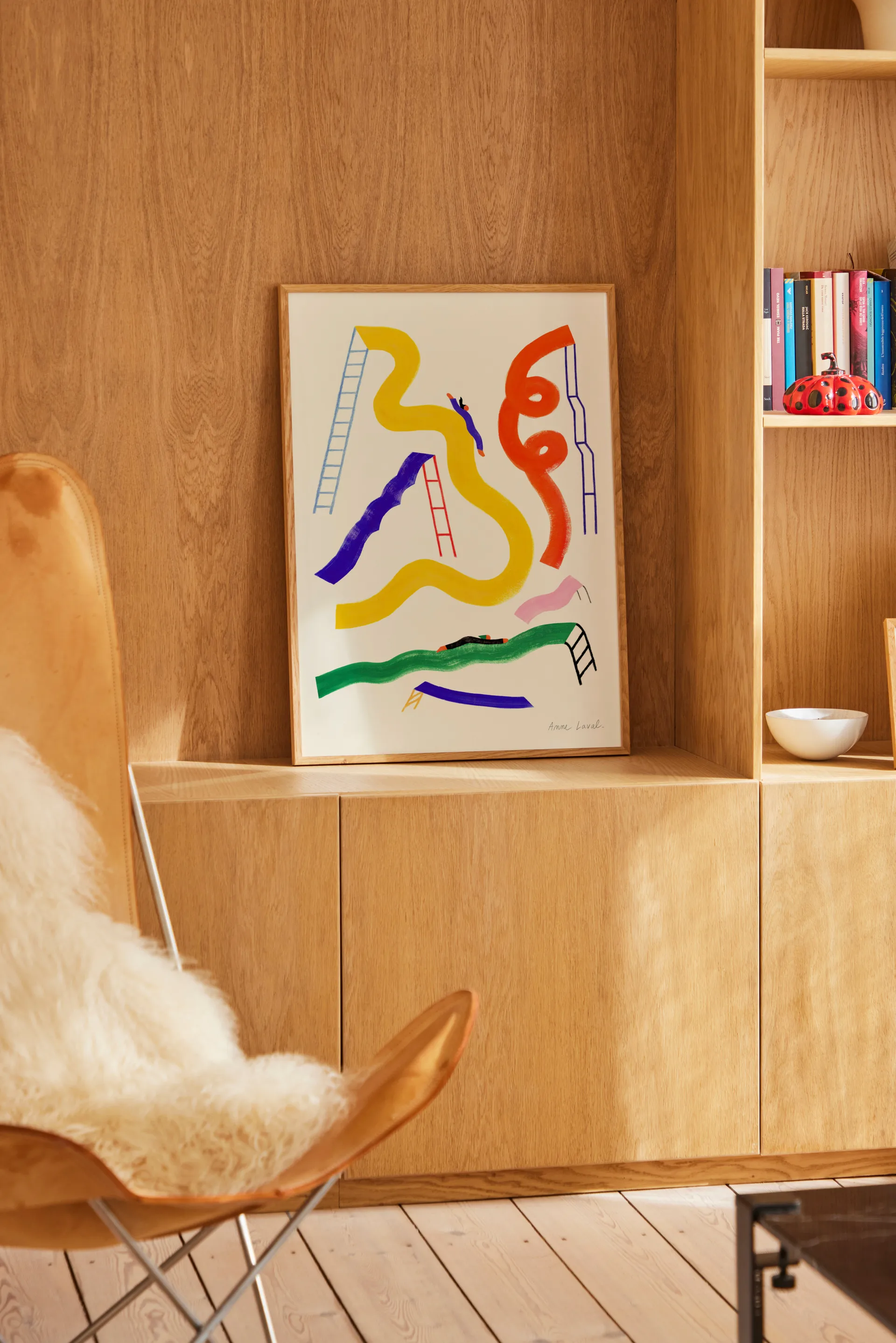 Glisser poster, 50x70 cm Paper Collective