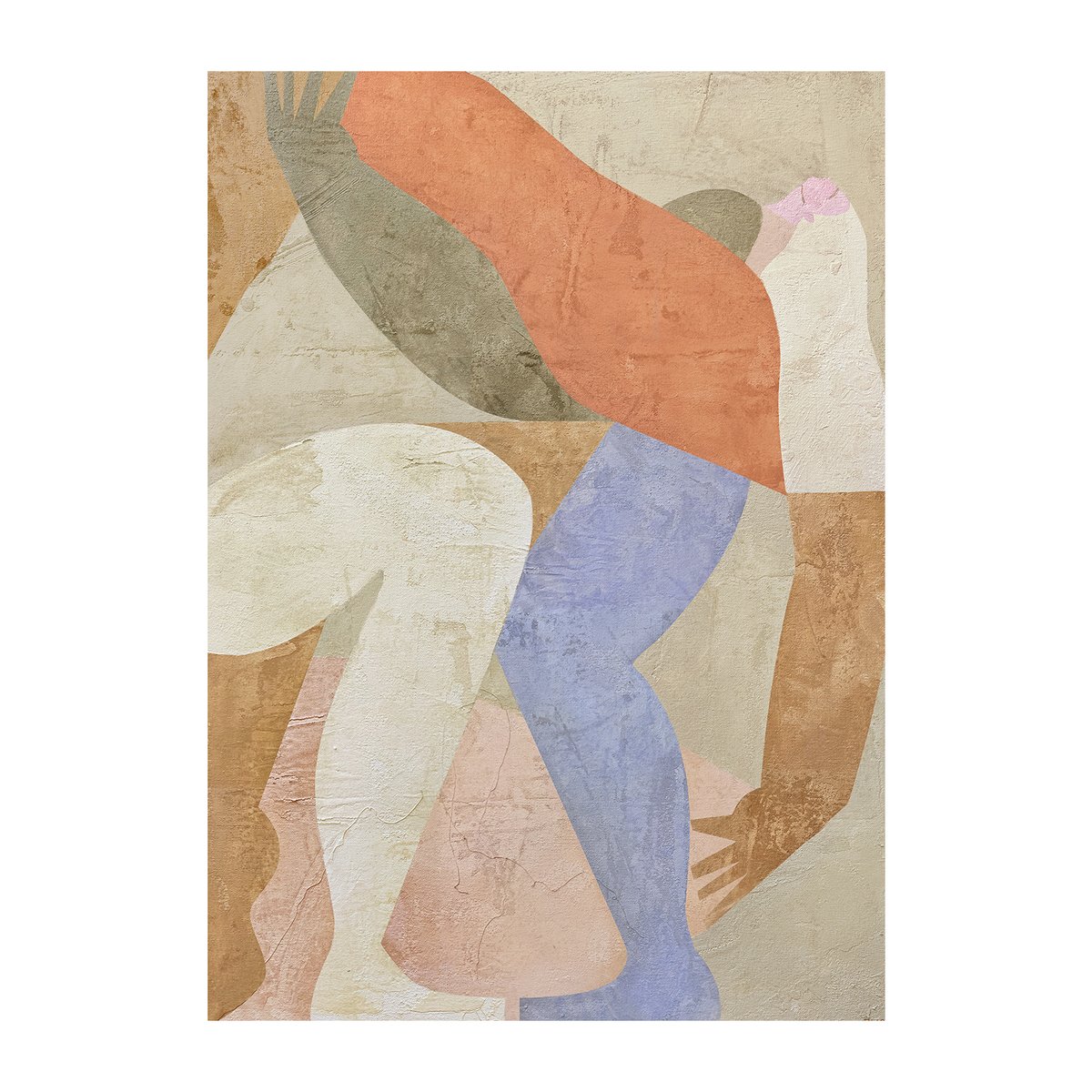 Paper Collective Las Danzantes 02 poster 50x70 cm | Scandinavisch Interieur | Posters | Oranje