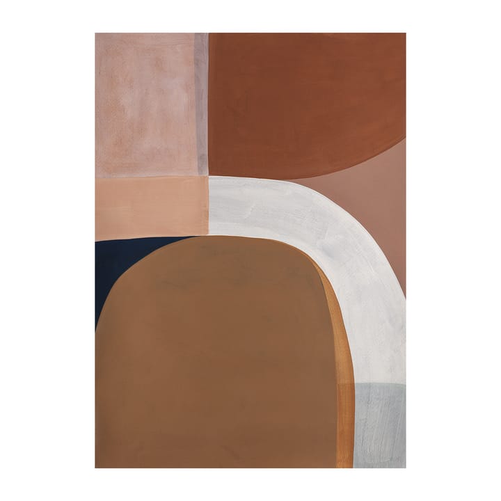 Painted Shapes 01 poster - 50x70 cm - Paper Collective