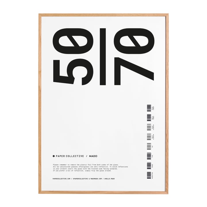 Paper Collective lijst plexiglas-eikenhout - 50x70 cm - Paper Collective