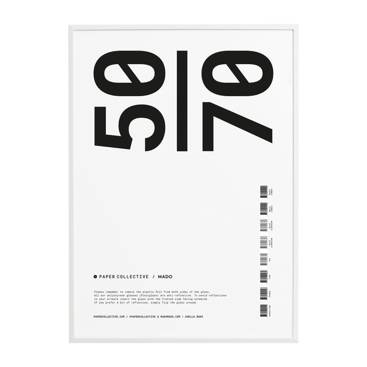 Paper Collective lijst plexiglas-wit - 50x70 cm - Paper Collective