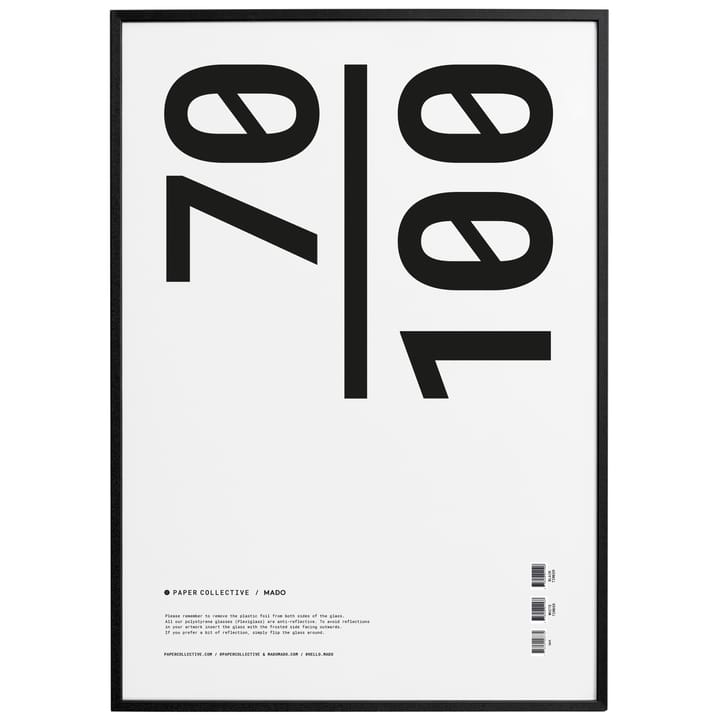 Paper Collective lijst plexiglas-zwart - 70x100 cm - Paper Collective