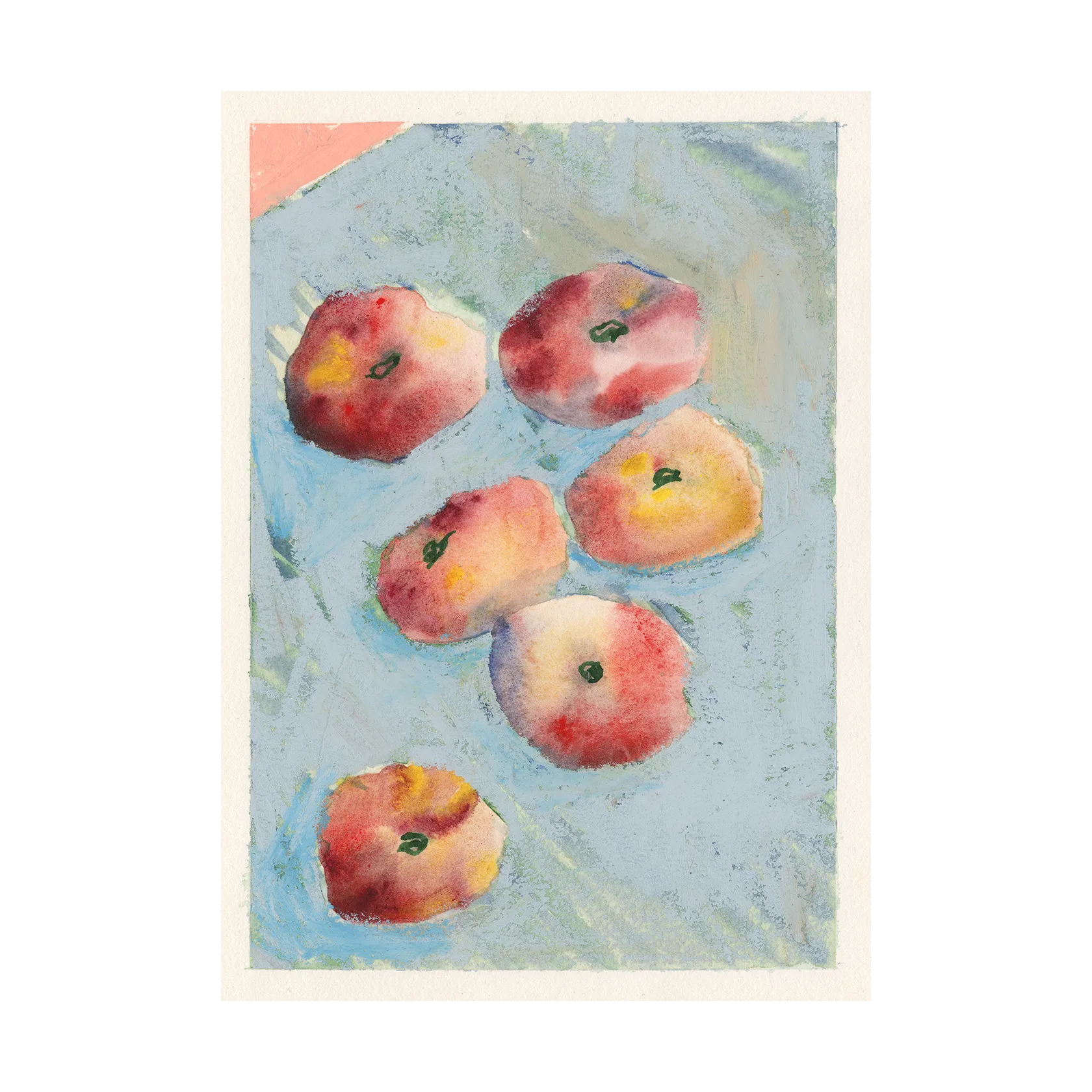Peaches poster, 30x40 cm Paper Collective