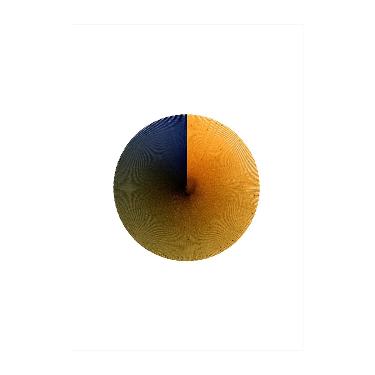 Paper Collective Perfect Circle 50x70 cm | Scandinavisch Interieur | Posters | Oranje