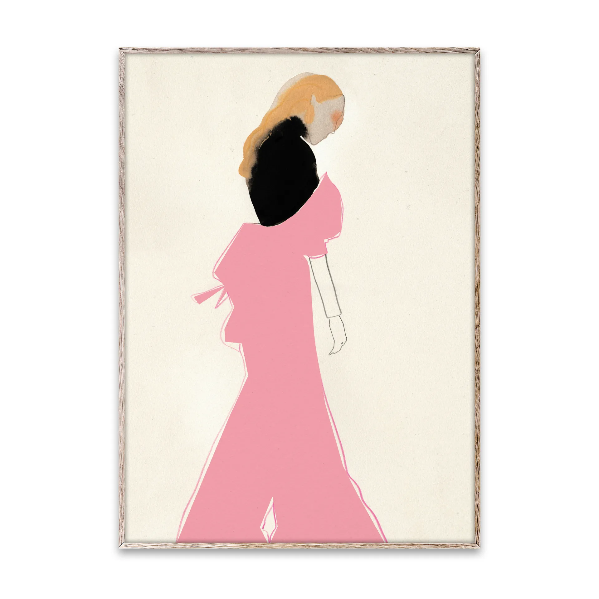 Pink Dress poster, 50x70 cm Paper Collective