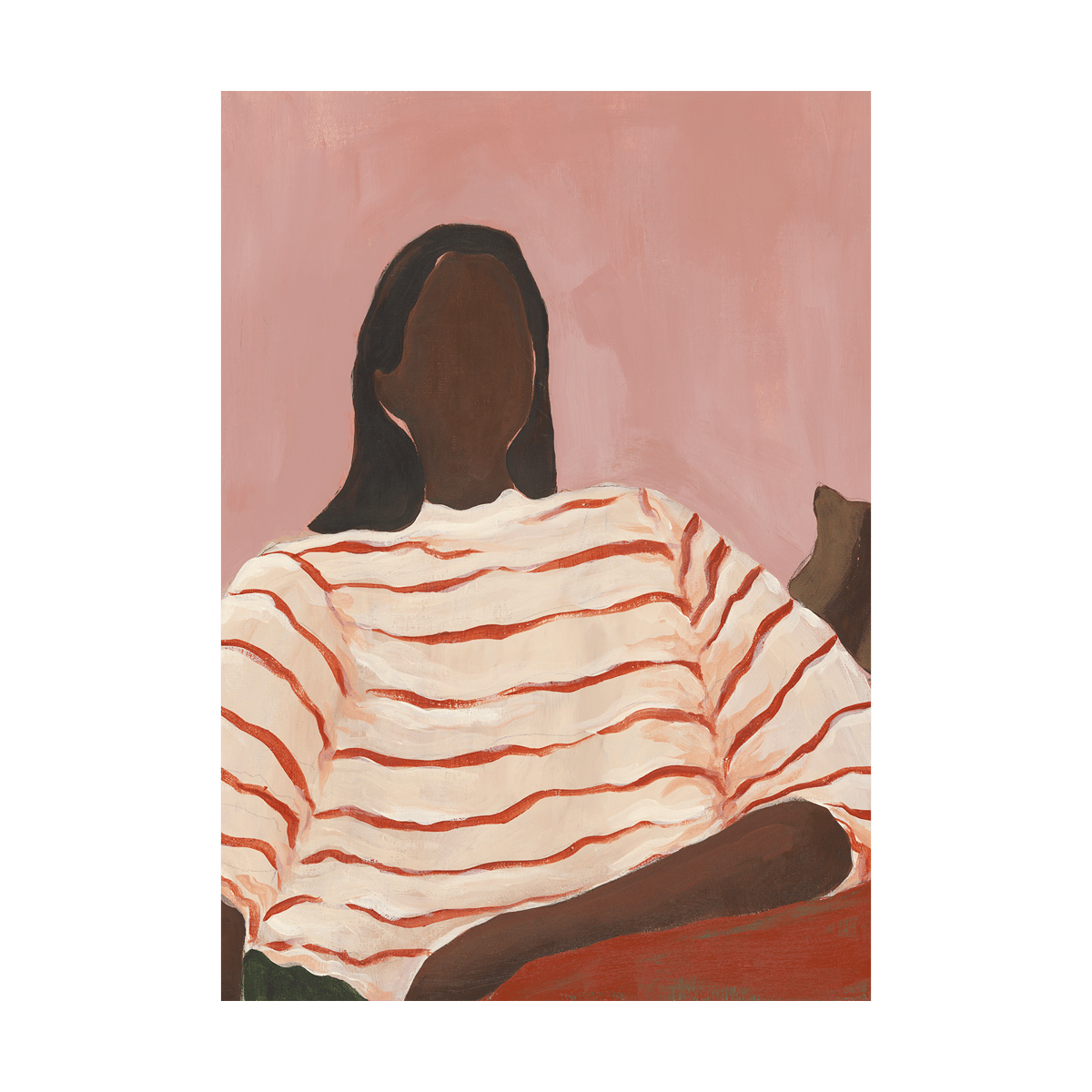 Paper Collective Red Stripes poster 30x40 cm | Scandinavisch Interieur | Posters | Rood