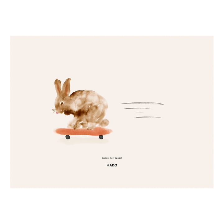 Rocky the Rabbit poster - 30x40 cm - Paper Collective