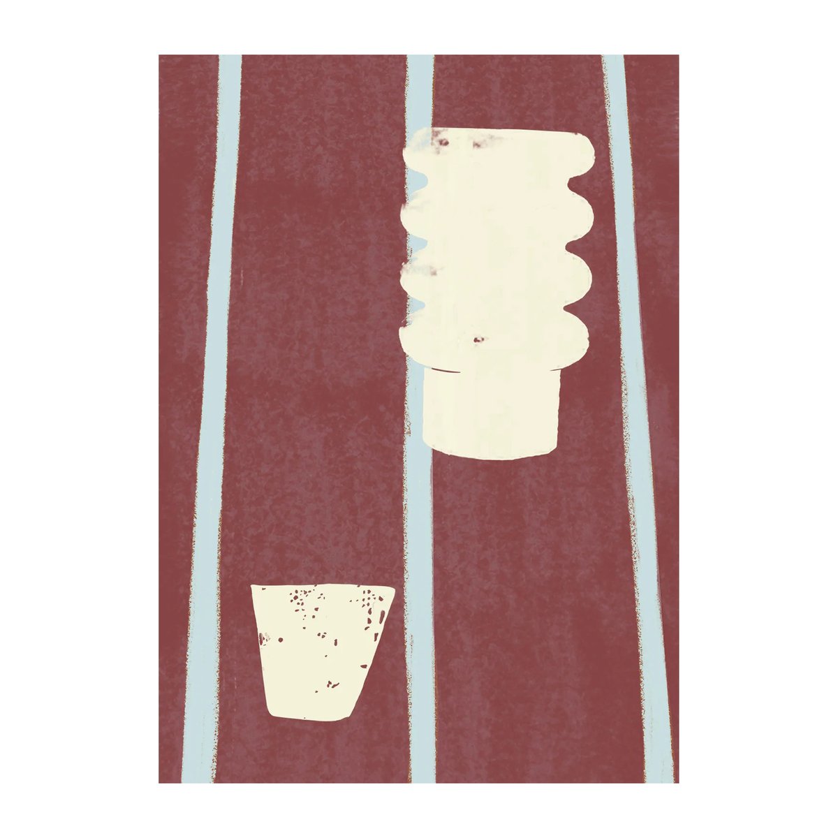 Paper Collective SDO 03 30x40 cm | Scandinavisch Interieur | Posters | Rood
