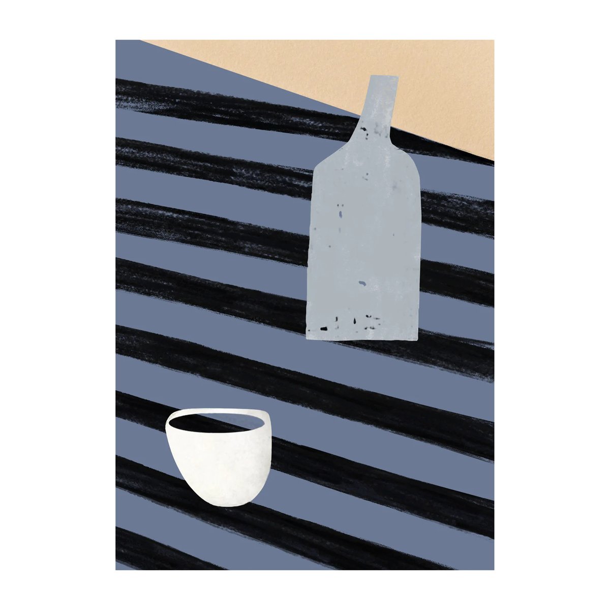 Paper Collective SDO 05 50x70 cm | Scandinavisch Interieur | Posters | Blauw