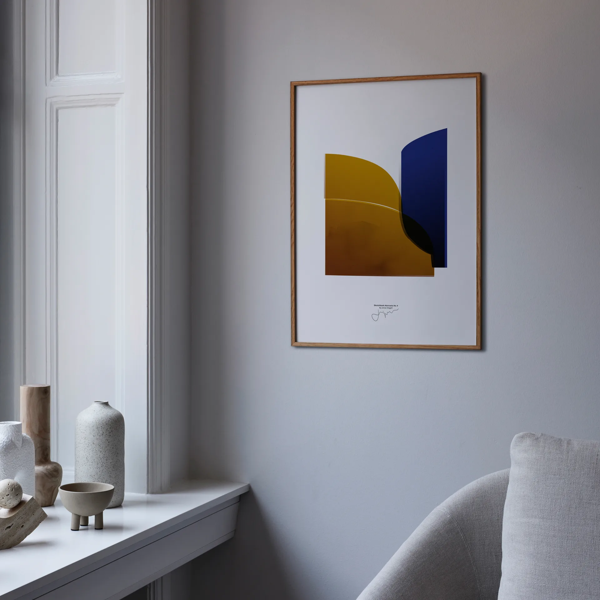 Sketchbook Abstract 04 poster, 50x70 cm Paper Collective