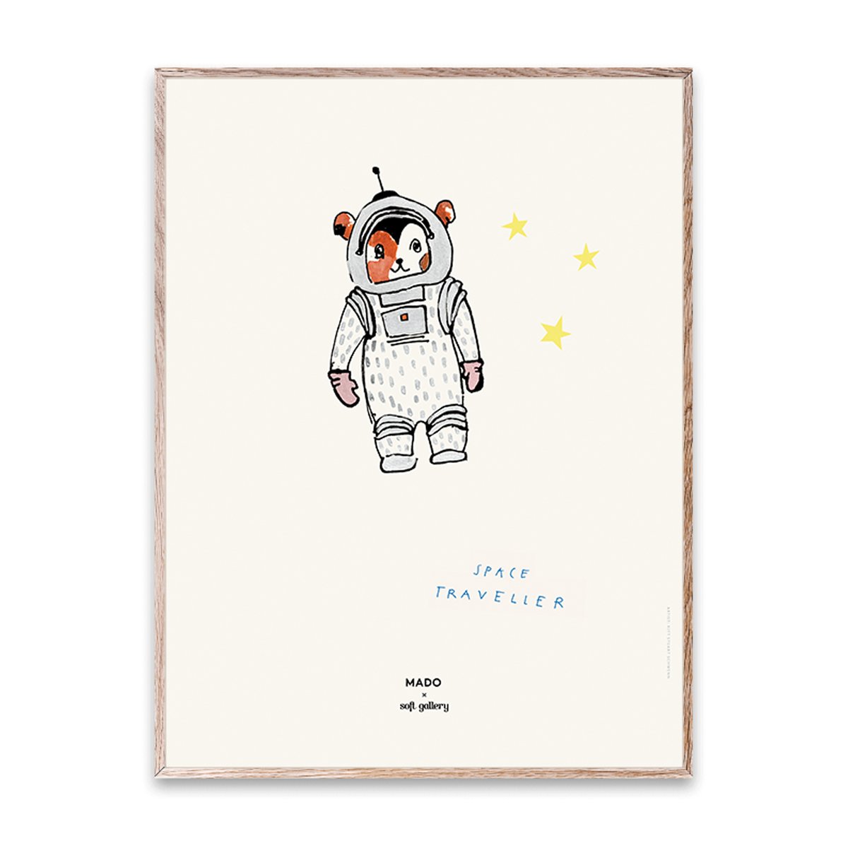 Paper Collective Space Traveller poster 30x40 cm | Scandinavisch Interieur | Posters | Grijs
