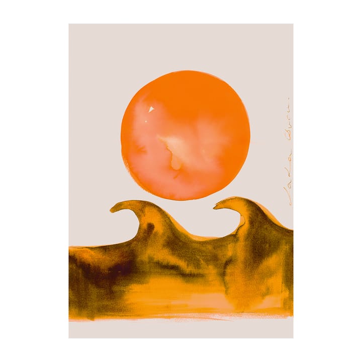 Sunset Waves poster - 50x70 cm - Paper Collective