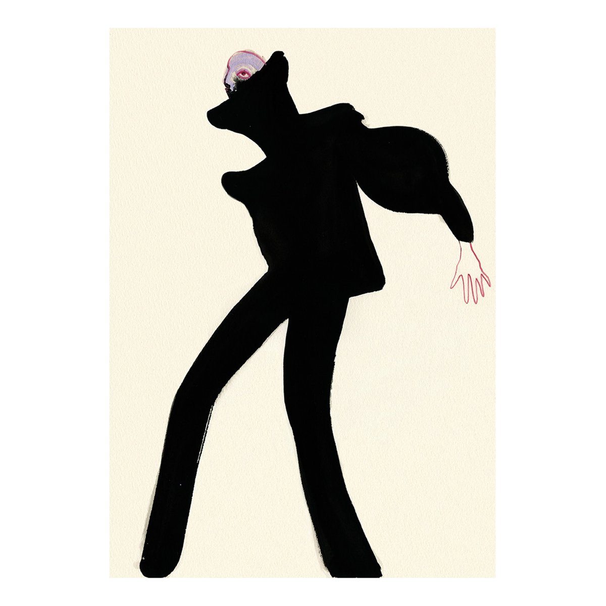Paper Collective The Crow poster 50x70 cm | Scandinavisch Interieur | Posters | Zwart