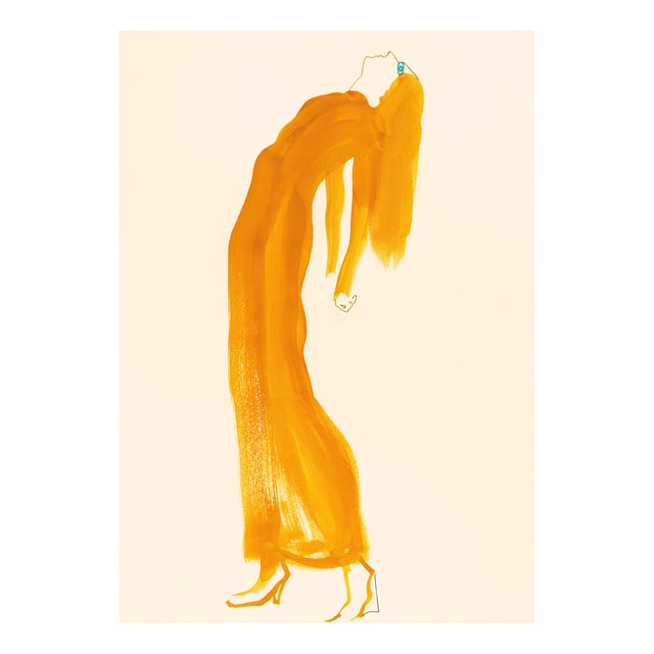 The Saffron Dress poster - 30x40 cm - Paper Collective