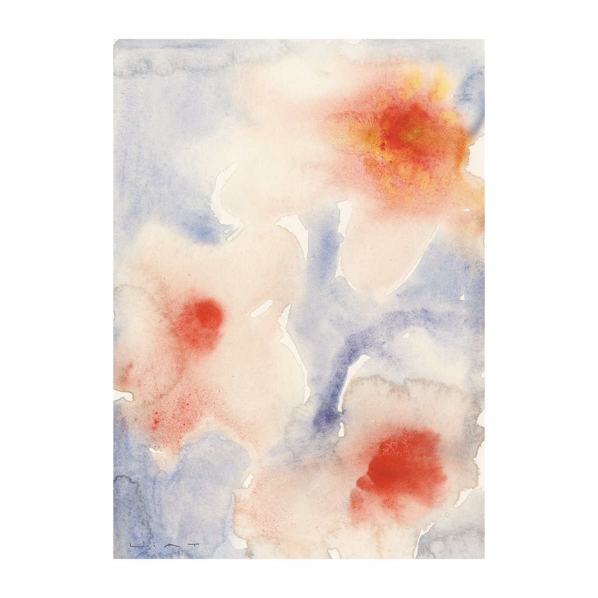 Paper Collective Three Flowers poster 30x40 cm | Scandinavisch Interieur | Posters | Multi