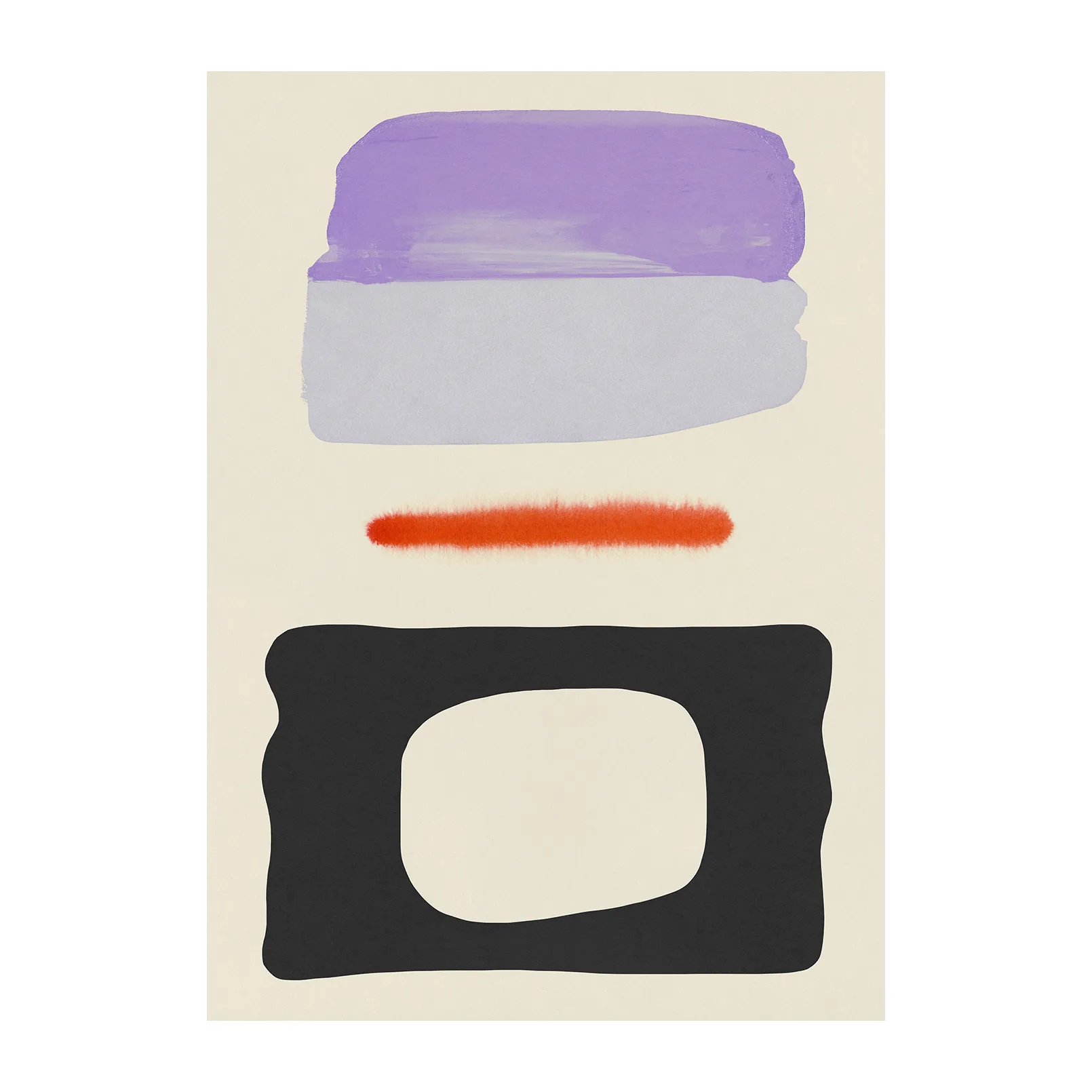 Three Shapes poster, 30x40 cm Paper Collective