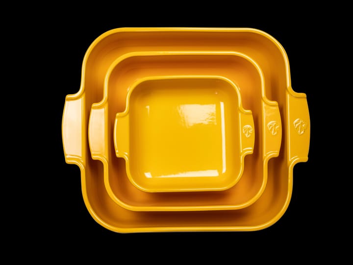 Appolia keramiek schaal 40x27 cm, Saffron yellow Peugeot