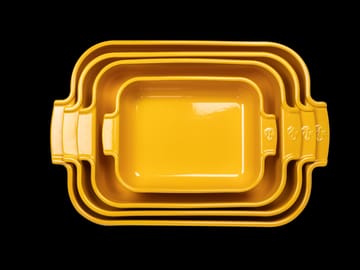 Appolia keramieken ovenschaal 29,5x36 cm - Saffron yellow - Peugeot